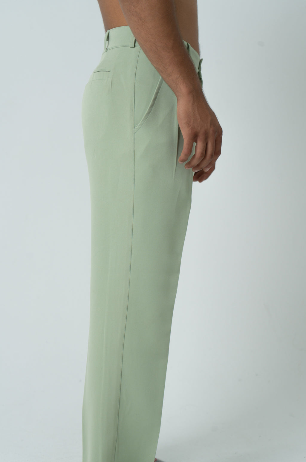 Mint Green pleated pants