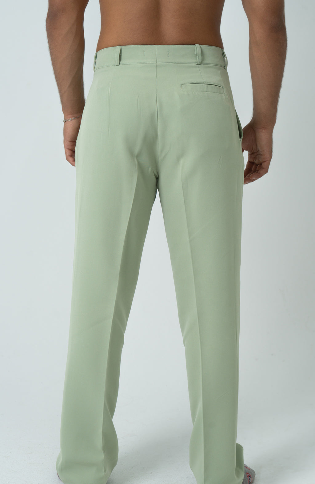 Mint Green pleated pants