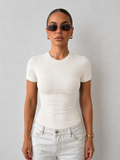 Contour Tee in Offwhite